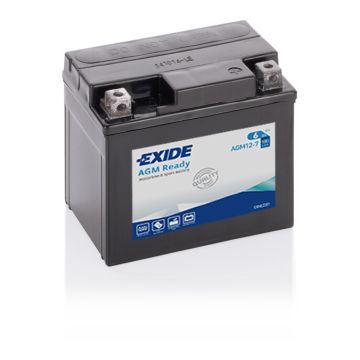 Batterie moto Exide AGM Ready AGM12-7 12 V 6 Ah 100 A – AGM