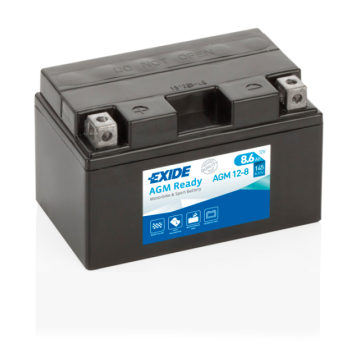Batterie moto Exide AGM Ready AGM12-8 12 V 9 Ah 145 A – AGM