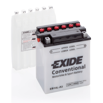 Batterie moto Exide Bike EB14L-A2 12 V 14 Ah 145 A – Plomb-acide (électrolyte liquide)