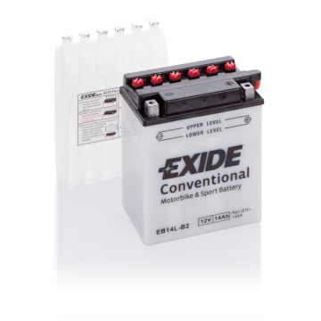 Batterie moto Exide Bike EB14L-B2 12 V 14 Ah 145 A – Plomb-acide (électrolyte liquide)