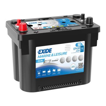 Batterie AGM Exide Dual EP450 12 V 50 Ah 750 A – AGM