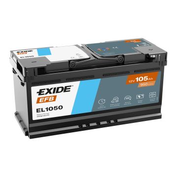 Batterie Start & Stop EFB Exide EL1050 12 V 105 Ah 950 A – EFB