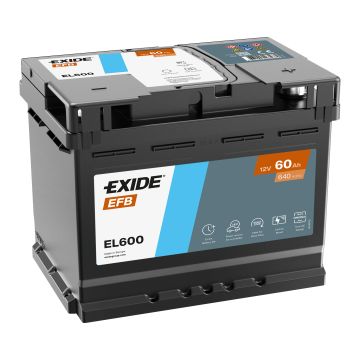 Batterie Start & Stop EFB Exide EL600 12 V 60 Ah 640 A – EFB