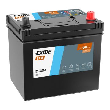 Batterie Start & Stop EFB Exide EL604 12 V 60 Ah 520 A – EFB