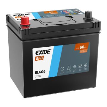 Batterie Start & Stop EFB Exide EL605 12 V 60 Ah 520 A – EFB