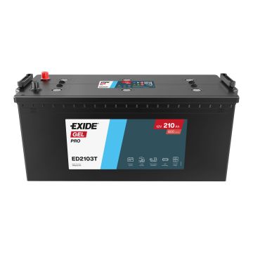 Batterie à décharge lente GEL Exide Endurance +PRO ED2103T 12 V 210 Ah – GEL