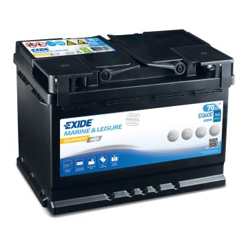 Batterie à décharge lente AGM Exide Equipment EQ600 12 V 70 Ah – AGM