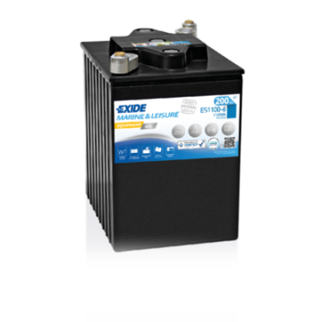 Batterie à décharge lente GEL Exide Equipment ES1100-6 6 V 200 Ah – GEL