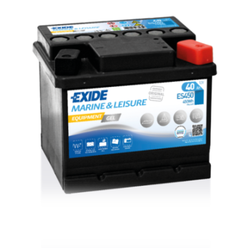 Batterie à décharge lente GEL Exide Equipment ES450 12 V 40 Ah – GEL