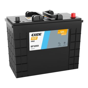 Batterie de démarrage Exide PowerPRO EF1250 12 V 125 Ah 850 A – Plomb-acide (sans entretien)