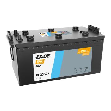 Batterie de démarrage Exide PowerPRO EF2353+ 12 V 235 Ah 1450 A – Plomb-acide (sans entretien)