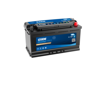 Batterie de démarrage Exide PowerPRO EJ1000 12 V 100 Ah 850 A – Plomb-acide (sans entretien)