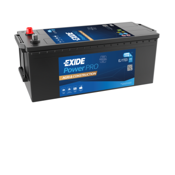 Batterie de démarrage Exide PowerPRO EJ1723 12 V 172 Ah 1390 A – Plomb-acide (sans entretien)