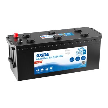 Batterie de démarrage Exide Start EN900 12 V 140 Ah 800 A – Plomb-acide (sans entretien)