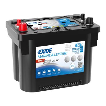 Batterie Start & Stop AGM Exide EM1000 12 V 50 Ah 800 A – AGM
