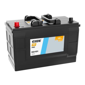 Batterie de démarrage Exide StartPRO EG1101 12 V 110 Ah 750 A – Plomb-acide (sans entretien)