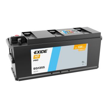 Batterie de démarrage Exide StartPRO EG1355 12 V 135 Ah 1000 A – Plomb-acide (sans entretien)