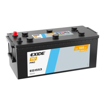 Batterie de démarrage Exide StartPRO EG1553 12 V 155 Ah 900 A – Plomb-acide (sans entretien)
