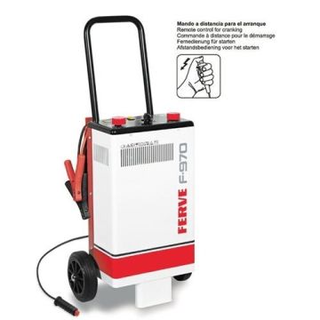 Chargeur-démarreur Ferve F-970 12/24 V 70 A avec démarrage 450 A 