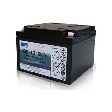 Batterie à décharge lente GEL Sonnenschein GF12-022YF 12 V 24 Ah – GEL