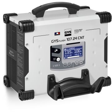 Chargeur de batterie Gys GYSFLASH 107.24 CNT FV câbles 5 m 