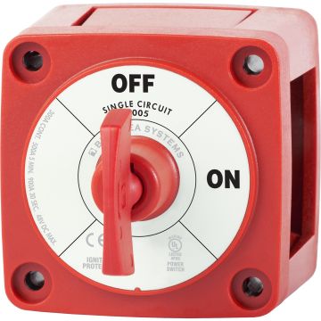 Coupe-batterie à clé amovible 250 A rouge 