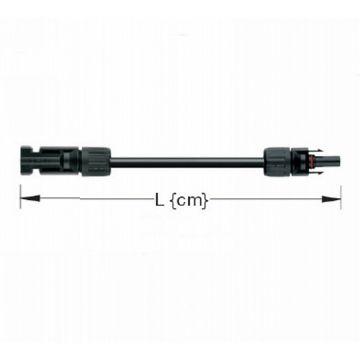 Câble solaire 6 mm² 40 m connecteurs MC4 mâle et femelle 