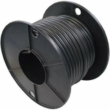 Câble de batterie 10 mm² noir, rouleau de 50 mètres 