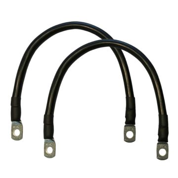 Câble de liaison de batterie 35 mm² noir 300 mm cosses M8 – lot de 2 