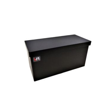 Bac à batterie PE noir avec couvercle 1040 x 285 x 270 mm 
