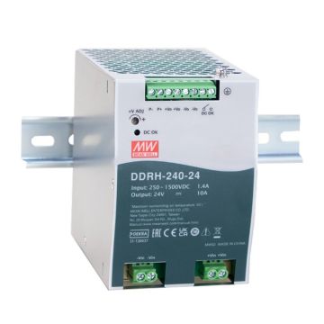 Convertisseur DC-DC Mean Well DDRH-240-48 48 V 240 W rail DIN 