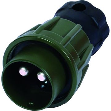 Prise OTAN 35 mm² 2 pôles 24 V avec bague filetée 