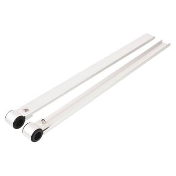 Support de panneau solaire orientable NOA 650 mm pour rambarde 25 mm 