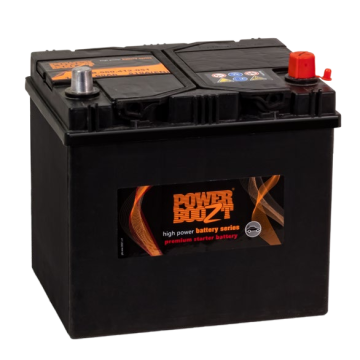 Batterie de démarrage Powerboozt Premium Start 12 V 60 Ah 510 A – Plomb-acide (sans entretien)