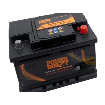 Batterie de démarrage Powerboozt Premium Start PB.553.400 12 V 53 Ah 470 A – Plomb-acide (sans entretien)