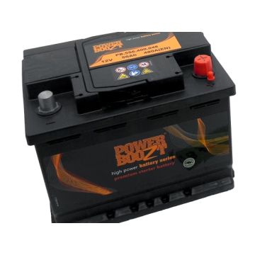 Batterie de démarrage Powerboozt Premium Start 12 V 60 Ah 480 A – Plomb-acide (sans entretien)