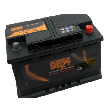 Batterie de démarrage Powerboozt Premium Start PB.570.409 12 V 70 Ah 640 A – Plomb-acide (sans entretien)