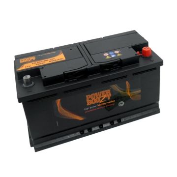 Batterie de démarrage Powerboozt Premium Start 12 V 100 Ah 830 A – Plomb-acide (sans entretien)