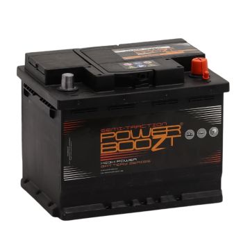 Batterie semi-traction Powerboozt PB.955.002 12 V 60 Ah 540 A – Plomb-acide (sans entretien)
