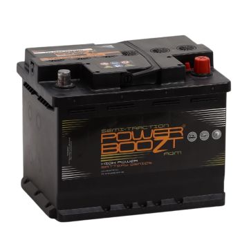 Batterie semi-traction AGM Powerboozt PB.955.AGM 12 V 60 Ah 680 A – AGM