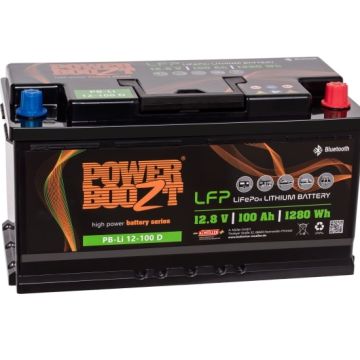 Batterie lithium LiFePO4 Powerboozt PB.Li.12.100D 12,8 V 100 Ah – Lithium LiFePO4