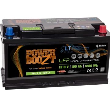 Batterie lithium LiFePO4 Powerboozt PB.Li.12.100LT 12,8 V 100 Ah – Lithium LiFePO4
