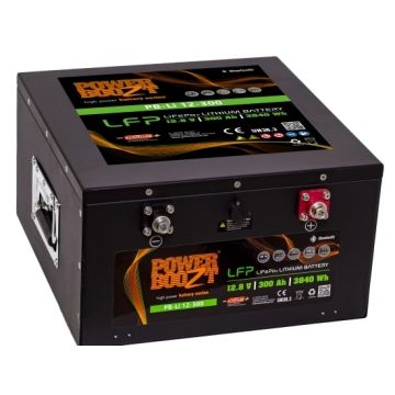 Batterie lithium LiFePO4 Powerboozt PB.Li.12.300 12,8 V 300 Ah – Lithium LiFePO4