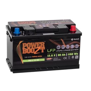 Batterie lithium LiFePO4 Powerboozt PB.Li.12.90D 12,8 V 90 Ah – Lithium LiFePO4