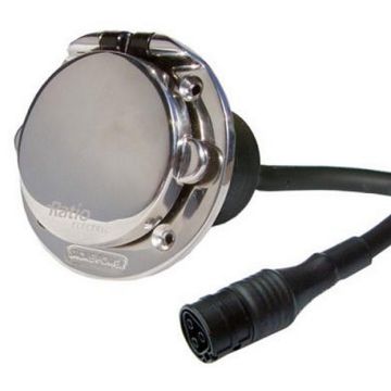Prise de quai inox Ratio IP56 à baïonnette avec câble 0,4 m 