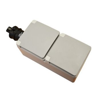 Prise Schuko double IP44 Ratio WCD 16 A 