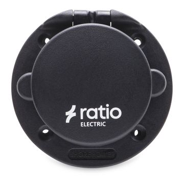 Prise d'alimentation de quai Ratio MP16 16 A noire 