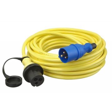 Câble d'alimentation de quai Ratio 25 m 25 A 250 V PUR 3x4 mm² 