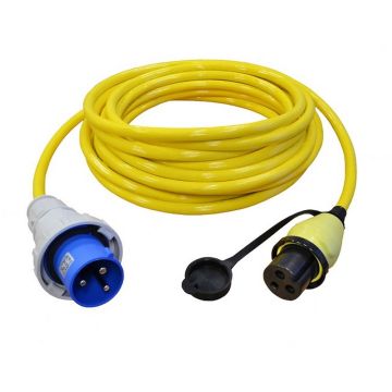 Câble d'alimentation de quai Ratio 25 m 50 A / 250 V PUR 3 x 10 mm² 