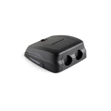 Passe-câble solaire Solara 2 entrées pour câbles 6-10 mm noir 